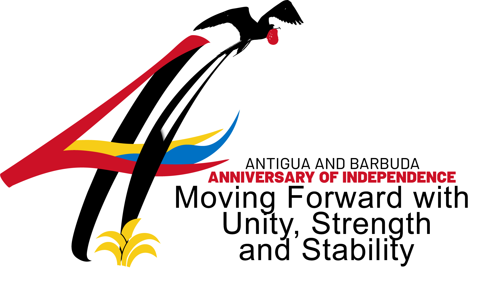 Antigua Barbuda 41 Independence Logo